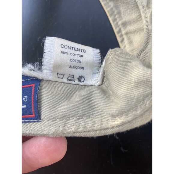 Kangol Cotton Twill Visor – Beige Khaki Adjustable - Picture 12 of 16